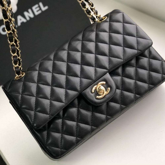 CHANEL Classic Flap CF gold chain shoulder strap cowhide Single - Picture 1 of 6